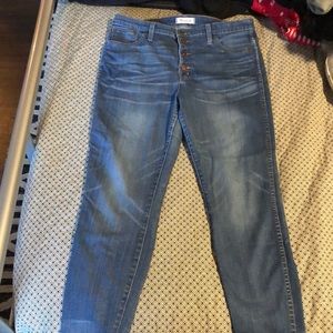 Madewell sz 31 button fly jeans